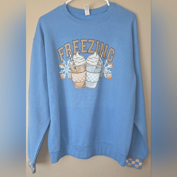 Jerzees Tops - Freezing Season Sweatshirt - Cozy Pullover For Women Size M NWOT